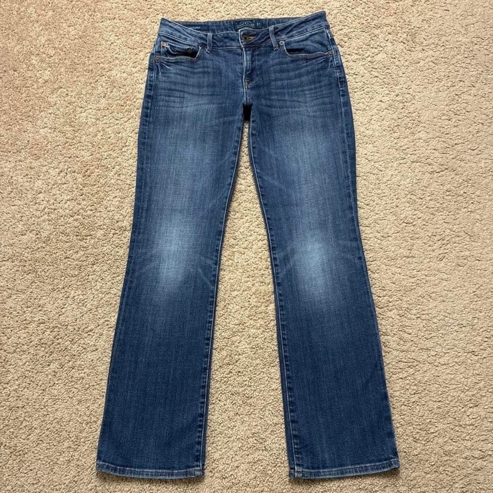 Lucky Brand Lolita Boot Low Rise Bootcut Stretch Blue Jeans Size 4 Western Y2K